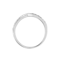 Bague Kassandre Argent Blanc Oxyde De Zirconium