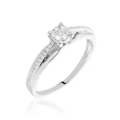 Bague Kate Or Blanc Diamant