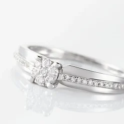 Bague Kate Or Blanc Diamant