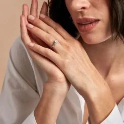 Bague Kate Or Blanc Diamant