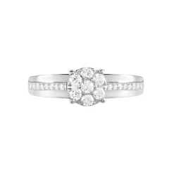 Bague Kate Or Blanc Diamant