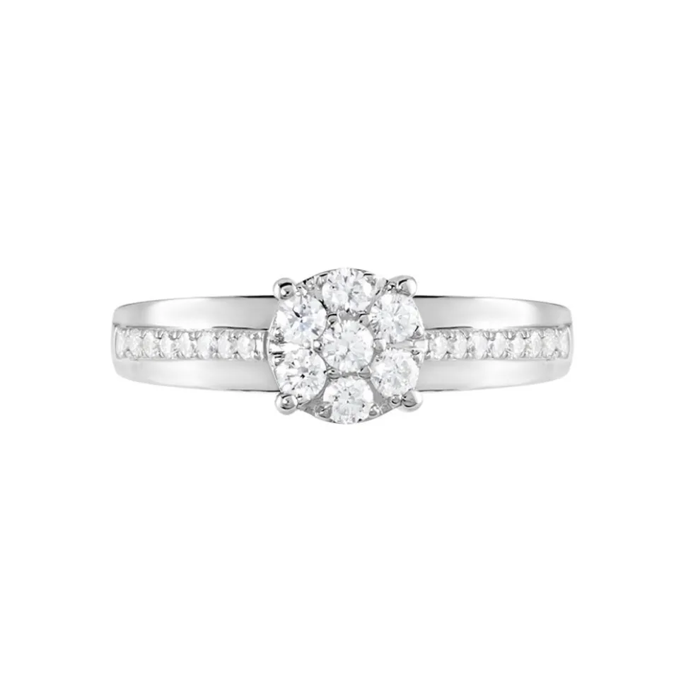 Bague Kate Or Blanc Diamant