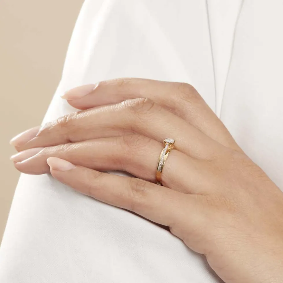 Bague Kate Or Jaune Diamant