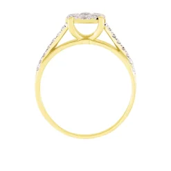 Bague Kate Or Jaune Diamant Synthétique