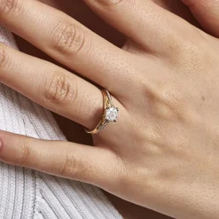 Bague Kate Or Jaune Diamant