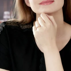 Bague Kate Or Rose Diamant