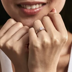 Bague Kate Or Rose Diamant