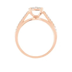 Bague Kate Or Rose Diamant