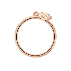 Bague Kenta Argent Rose Oxyde De Zirconium