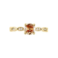 Bague Kurt Plaqué Or Jaune Oxyde De Zirconium