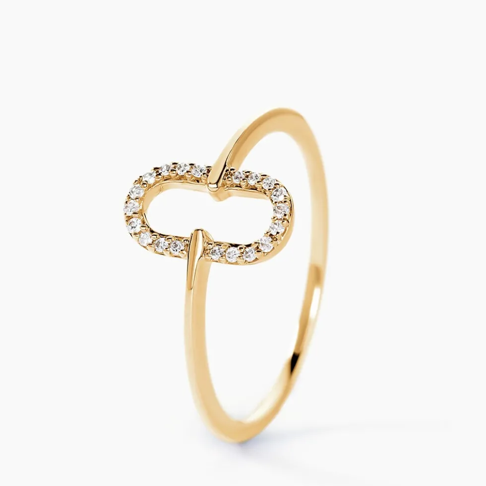 Bague Liaisons Precieuses Or Jaune Diamant