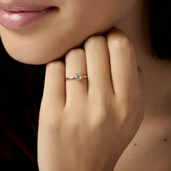 Bague Lily Or Jaune Topaze