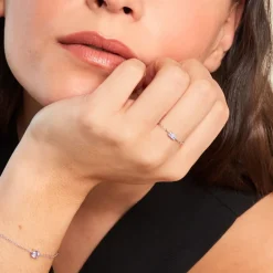 Bague Lipa Argent Blanc Oxyde De Zirconium