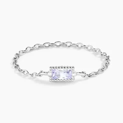 Bague Lipa Argent Blanc Oxyde De Zirconium