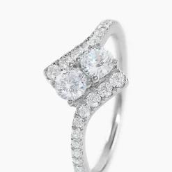 Bague Lisette Argent Blanc Oxyde De Zirconium
