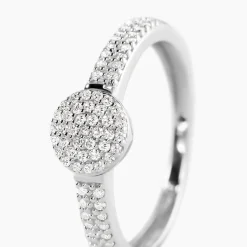 Bague Lisyae Or Blanc Diamants