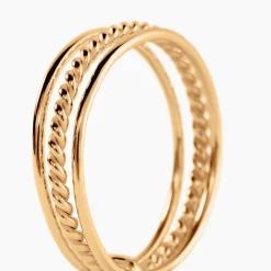 Bague Lou Plaqué Or Jaune