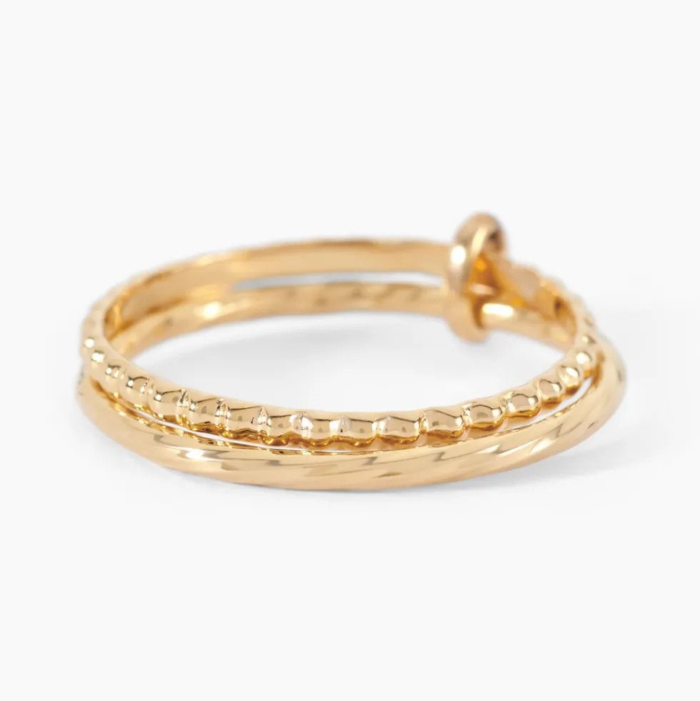 Bague Lou Plaqué Or Jaune