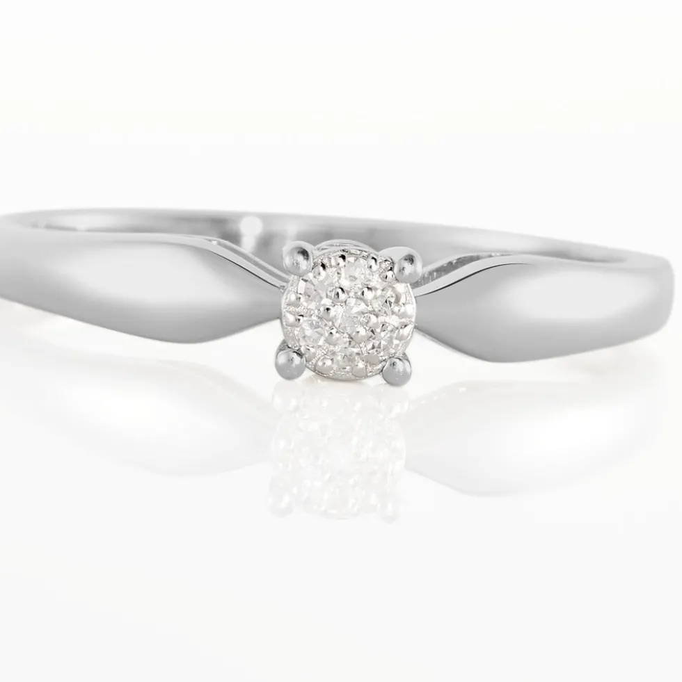 Bague Louisanna Or Blanc Diamant
