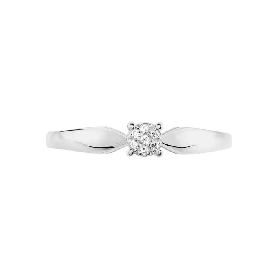 Bague Louisanna Or Blanc Diamant