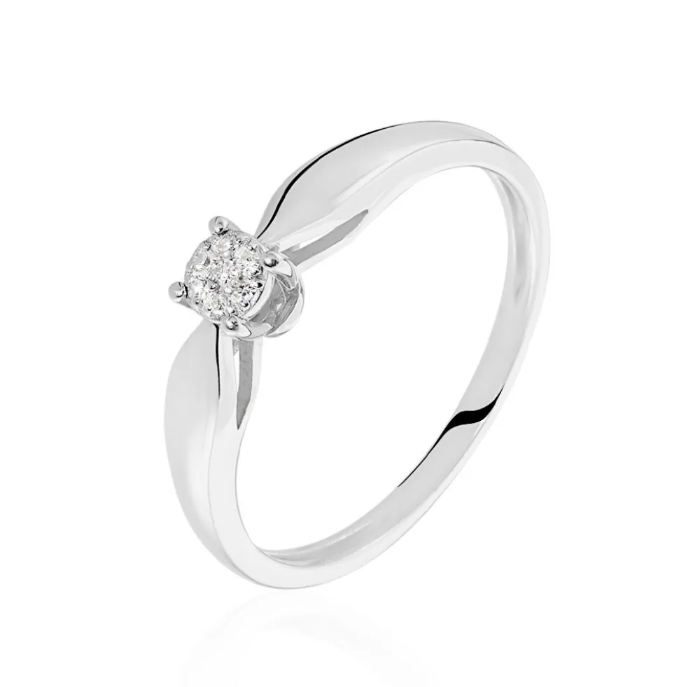 Bague Louisanna Or Blanc Diamant
