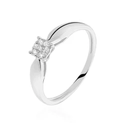 Bague Louisanna Or Blanc Diamant