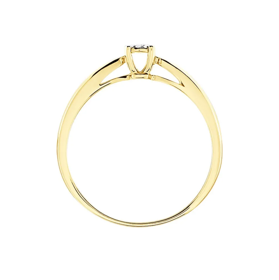 Bague Louisanna Or Jaune Diamant