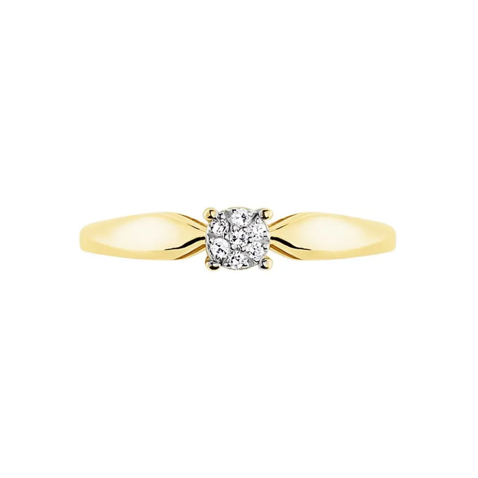 Bague Louisanna Or Jaune Diamant
