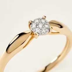 Bague Louisanna Or Jaune Diamant