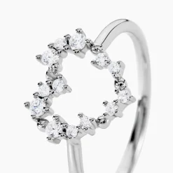 Bague Lovella Argent Blanc Oxyde De Zirconium