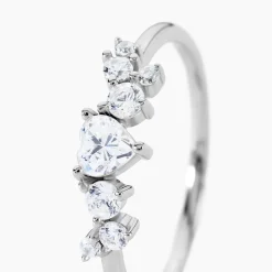 Bague Lovella Argent Blanc Oxyde De Zirconium