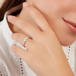 Bague Maiwen Argent Blanc Oxyde De Zirconium