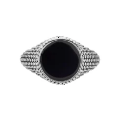 Bague Malek Argent Blanc