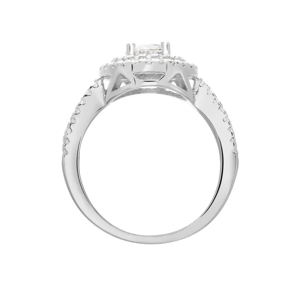 Bague Marie-felix Argent Blanc Oxyde De Zirconium