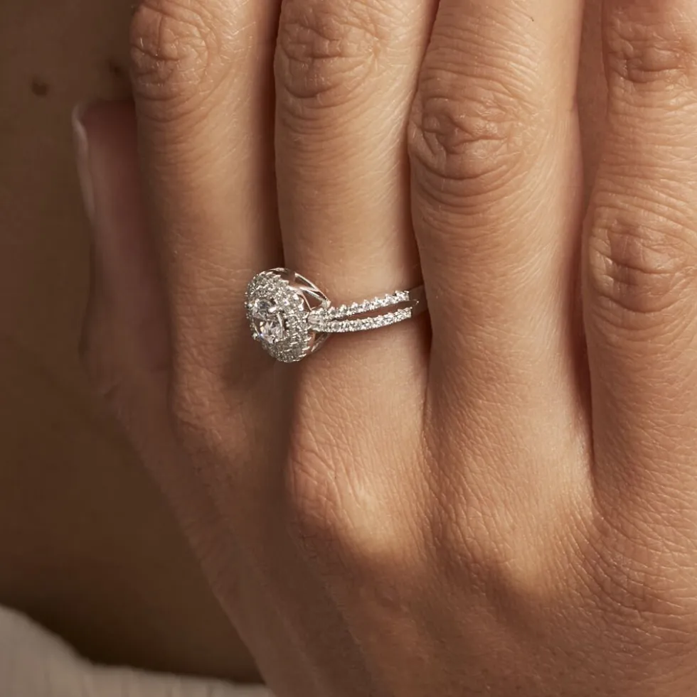 Bague Marie-felix Argent Blanc Oxyde De Zirconium