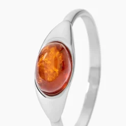 Bague Marquita Argent Blanc Ambre