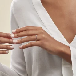 Bague Maryne Argent Blanc Oxyde De Zirconium