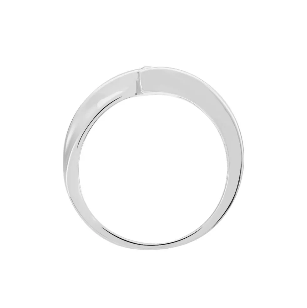Bague Mary-paule Argent Blanc Oxyde De Zirconium