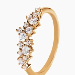 Bague Maïssa Plaqué Or Doré Oxyde De Zirconium