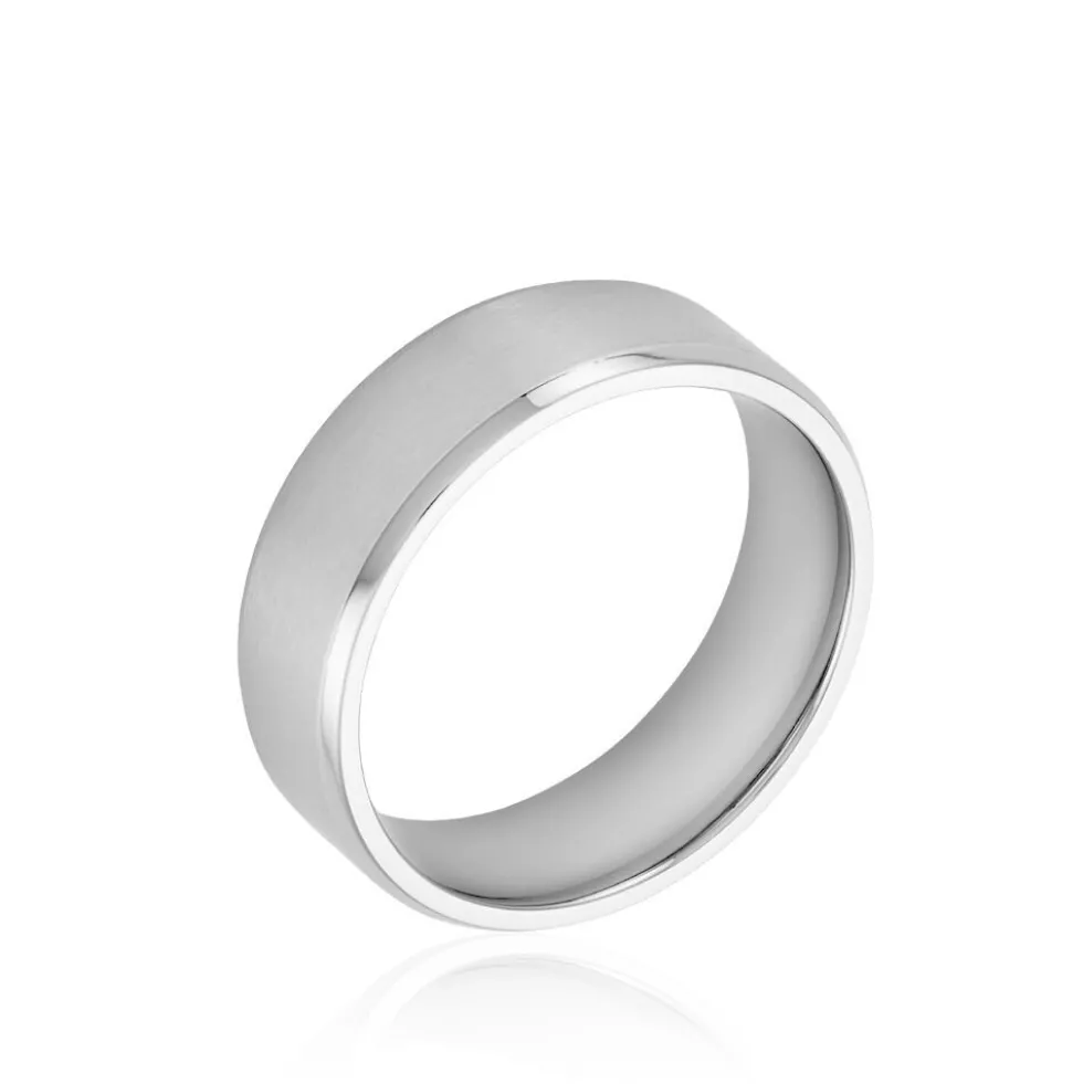 Bague Matti Acier Gris