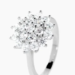 Bague Maximille Argent Blanc Oxyde De Zirconium