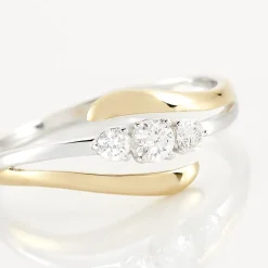 Bague Mayline Or Bicolore Diamant