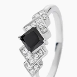 Bague Maymana Argent Blanc Oxyde De Zirconium