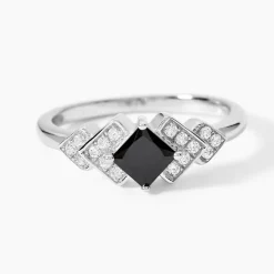 Bague Maymana Argent Blanc Oxyde De Zirconium