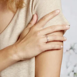 Bague Melanie Argent Blanc Oxyde De Zirconium
