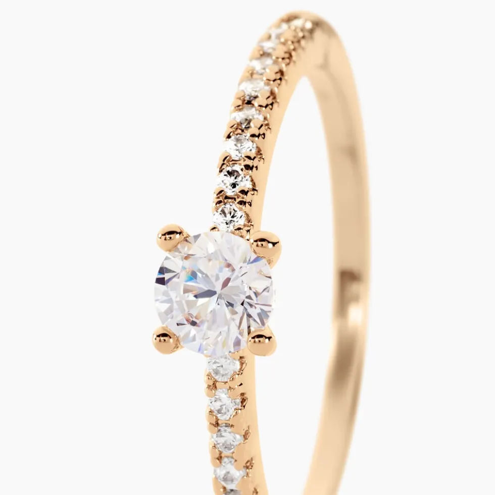 Bague Mireilla Plaqué or Jaune Oxyde De Zirconium