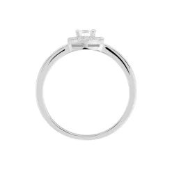 Bague Mélissande Argent Blanc Oxyde De Zirconium