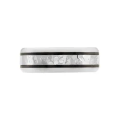 Bague Mollie Acier Blanc
