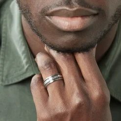 Bague Mollie Acier Blanc
