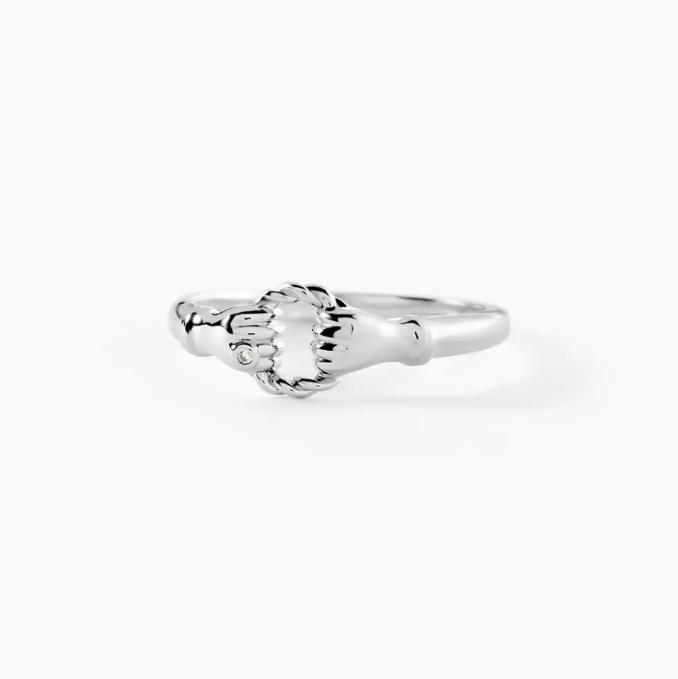 Bague Mystic Argent Blanc Oxyde De Zirconium